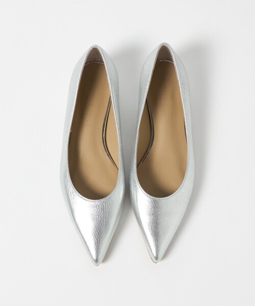 ODETTE E ODILE（オデットエオディール）の「ポインテッドプレーン フラット20↓↑（パンプス・レディース・シルバー/モカ/ケリーグリーン・25cm/24.5cm/24cm/23cm/22.5cm/23.5cm/22cm）」の9枚目の写真