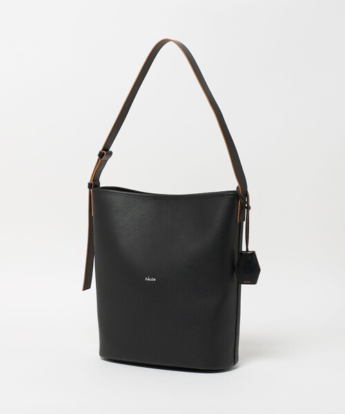hALON（アーロン）の「＜hALON＞レザー バケットバッグM（トートバッグ・メンズ・ブラック・FREE）」の4枚目の写真