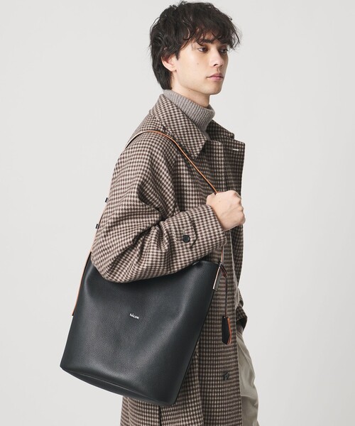 hALON（アーロン）の「＜hALON＞レザー バケットバッグM（トートバッグ・メンズ・ブラック・FREE）」の18枚目の写真