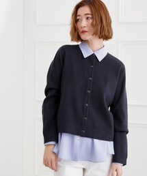 grove | 【洗える】毛玉軽減クルーネックカーディガン(カーディガン/ボレロ)