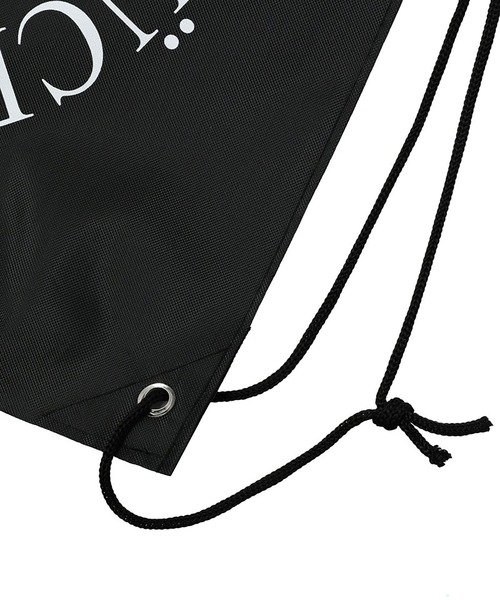 MUCENT（ムセント）の「MUCENT（ムセント）-   ARC LOGO GYM SACK（バックパック/リュック・メンズ・ブラック・FREE）」の4枚目の写真