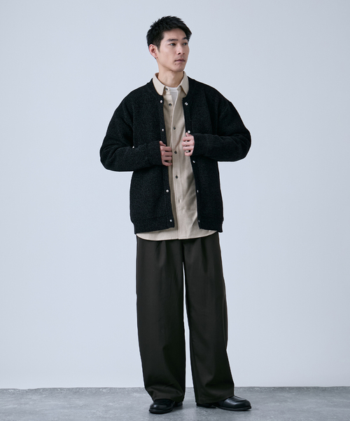 B.C STOCK（ベーセーストック）の「モールリブカーディガン（カーディガン/ボレロ・メンズ・ブラック/チャコールグレー/ネイビー/レッド・LARGE/MEDIUM）」の22枚目の写真