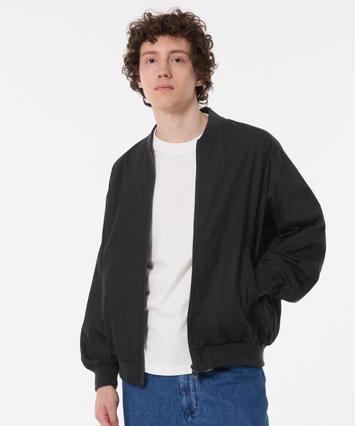 coca（coca）（コカ）の「ライトMA-1（MA-1・メンズ・ブラック/グレイッシュベージュ・L/M/XL）」の8枚目の写真