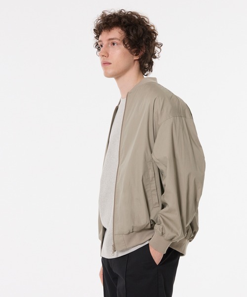 coca（coca）（コカ）の「ライトMA-1（MA-1・メンズ・ブラック/グレイッシュベージュ・L/M/XL）」の10枚目の写真