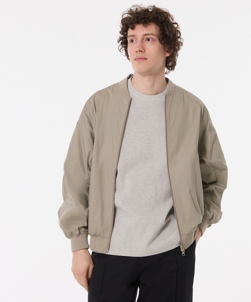 coca（coca）（コカ）の「ライトMA-1（MA-1・メンズ・ブラック/グレイッシュベージュ・L/M/XL）」の14枚目の写真