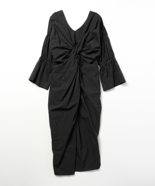 Ray BEAMS（レイビームス）の「RBS / バック ツイスト ロングワンピース（ワンピース・レディース・ブラック/ベージュ・ONE SIZE）」の22枚目の写真