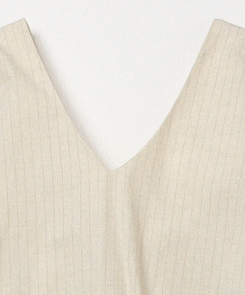 Ray BEAMS（レイビームス）の「RBS / バック ツイスト ロングワンピース（ワンピース・レディース・ブラック/ベージュ・ONE SIZE）」の15枚目の写真