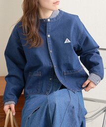 GEVACO | 【GEVACO】ノーカラーデニムジャケット(ブルゾン)