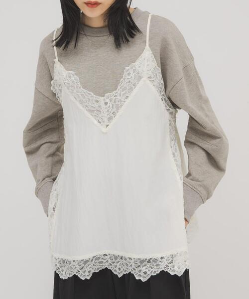 ヴィンテージライクレースキャミソール（キャミソール）｜KBF