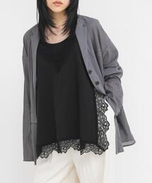 KBF（ケイビーエフ）の「『一部WEB限定カラー』ヴィンテージライクレースキャミソール（キャミソール）」