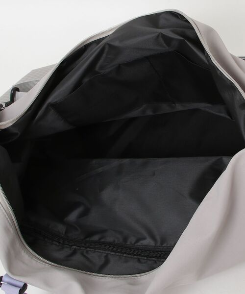 lit.Cy(リットシー)の「リップストップ 配色 2WAY トラベルボストンバッグ(ボストンバッグ・レディース・ブラック/オレンジ/グレー・FREE)」の15枚目の写真