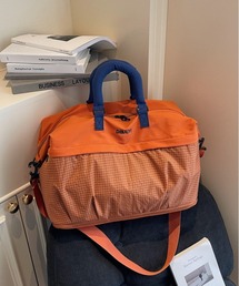 lit.Cy（リットシー）の「リップストップ 配色 2WAY トラベルボストンバッグ（ボストンバッグ）」