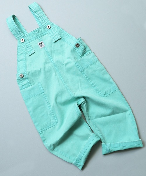 MARKEY'S（マーキーズ）の「ツイルオーバーオール（サロペット/オーバーオール・キッズ・ラベンダー/ミント/ブラウン・100/95/90/80/110/150/140/130/120）」の3枚目の写真