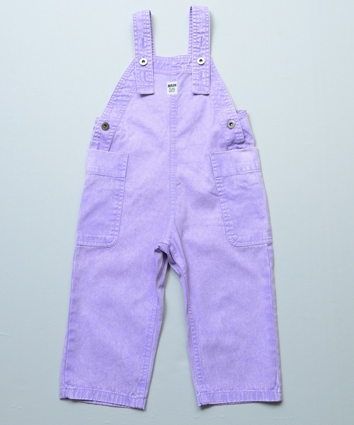 MARKEY'S（マーキーズ）の「ツイルオーバーオール（サロペット/オーバーオール・キッズ・ラベンダー/ミント/ブラウン・100/95/90/80/110/150/140/130/120）」の13枚目の写真