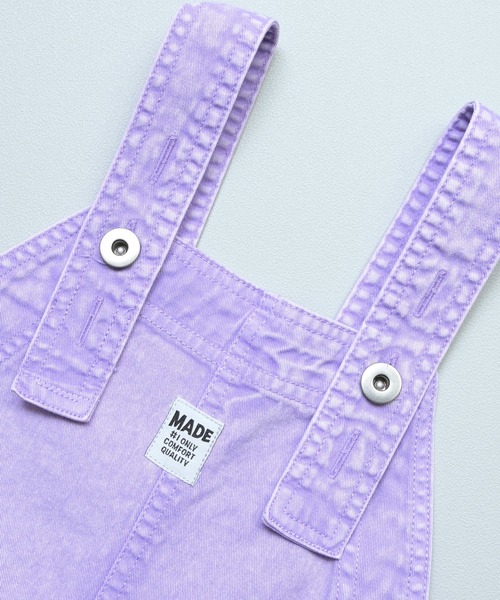MARKEY'S（マーキーズ）の「ツイルオーバーオール（サロペット/オーバーオール・キッズ・ラベンダー/ミント/ブラウン・100/95/90/80/110/150/140/130/120）」の15枚目の写真