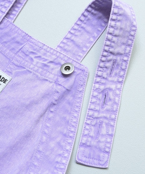 MARKEY'S（マーキーズ）の「ツイルオーバーオール（サロペット/オーバーオール・キッズ・ラベンダー/ミント/ブラウン・100/95/90/80/110/150/140/130/120）」の16枚目の写真