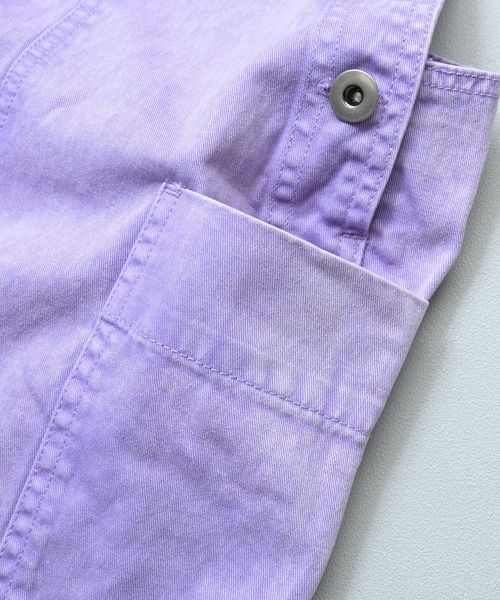 MARKEY'S（マーキーズ）の「ツイルオーバーオール（サロペット/オーバーオール・キッズ・ラベンダー/ミント/ブラウン・100/95/90/80/110/150/140/130/120）」の19枚目の写真