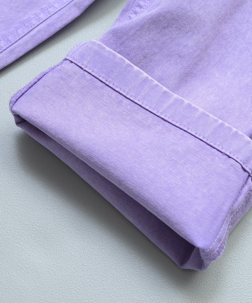 MARKEY'S（マーキーズ）の「ツイルオーバーオール（サロペット/オーバーオール・キッズ・ラベンダー/ミント/ブラウン・100/95/90/80/110/150/140/130/120）」の21枚目の写真