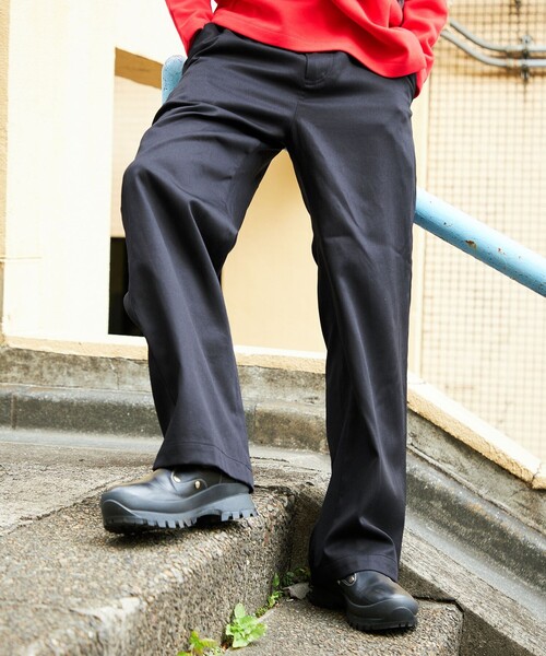 City Ambient Products（シティアンビエントプロダクツ）の「City Ambient Products: ストレート バギー チノ パンツ（チノパンツ・メンズ・ネイビー/ベージュ・LARGE/MEDIUM/SMALL）」の20枚目の写真