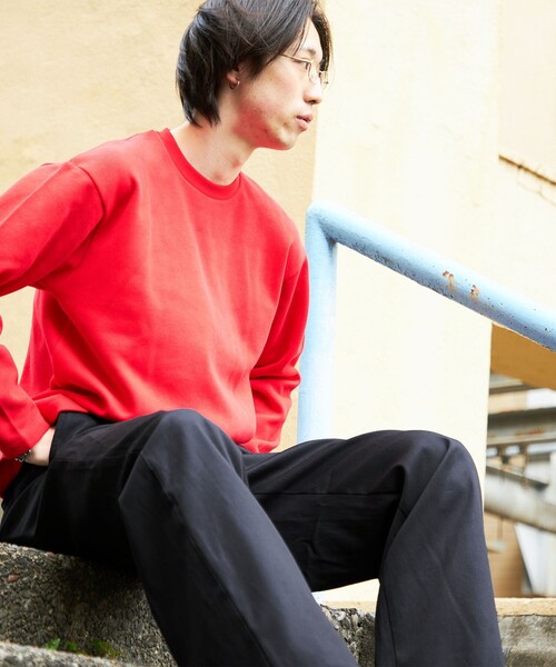 City Ambient Products（シティアンビエントプロダクツ）の「City Ambient Products: ストレート バギー チノ パンツ（チノパンツ・メンズ・ネイビー/ベージュ・LARGE/MEDIUM/SMALL）」の22枚目の写真