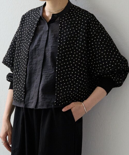 BEARDSLEY(ビアズリー)の「《HiROMITHiSTLE》マーガレットブラウス(シャツ/ブラウス・レディース・ホワイト/ブラック・FREE)」の2枚目の写真