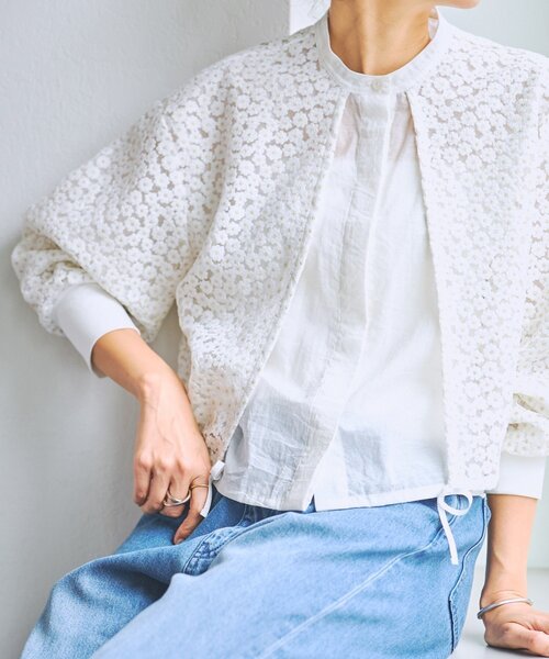 BEARDSLEY(ビアズリー)の「《HiROMITHiSTLE》マーガレットブラウス(シャツ/ブラウス・レディース・ホワイト/ブラック・FREE)」の3枚目の写真