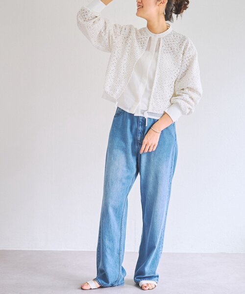 BEARDSLEY(ビアズリー)の「《HiROMITHiSTLE》マーガレットブラウス(シャツ/ブラウス・レディース・ホワイト/ブラック・FREE)」の12枚目の写真