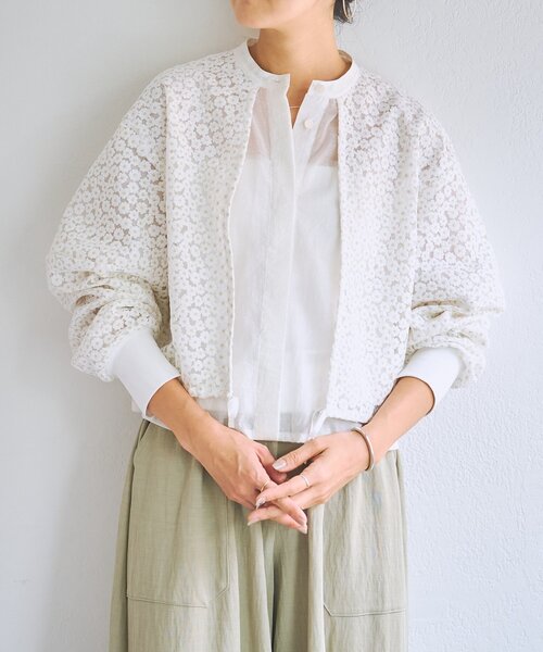 BEARDSLEY(ビアズリー)の「《HiROMITHiSTLE》マーガレットブラウス(シャツ/ブラウス・レディース・ホワイト/ブラック・FREE)」の16枚目の写真