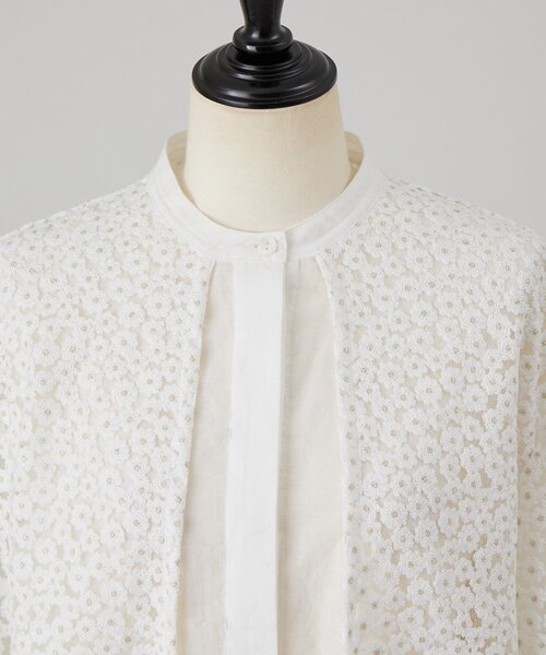 BEARDSLEY(ビアズリー)の「《HiROMITHiSTLE》マーガレットブラウス(シャツ/ブラウス・レディース・ブラック/ホワイト・FREE)」の4枚目の写真