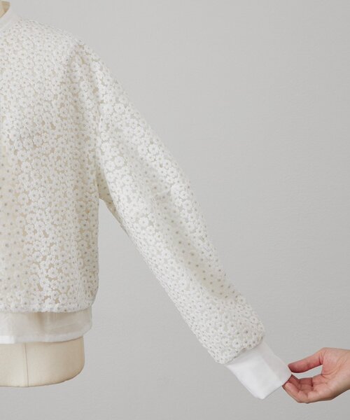 BEARDSLEY(ビアズリー)の「《HiROMITHiSTLE》マーガレットブラウス(シャツ/ブラウス・レディース・ブラック/ホワイト・FREE)」の7枚目の写真