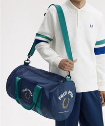 FRED PERRY | Sport Nylon Large Barrel Bag／スポーツナイロンラージバレルバッグ(ドラムバッグ)