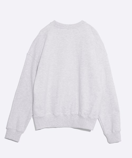 HARDCORE HAPPINESS(ハードコアハピネス)の「ROUND COMBINATION SWEATSHIRT_MELANGE GREY(スウェット・レディース・その他・FREE)」の3枚目の写真