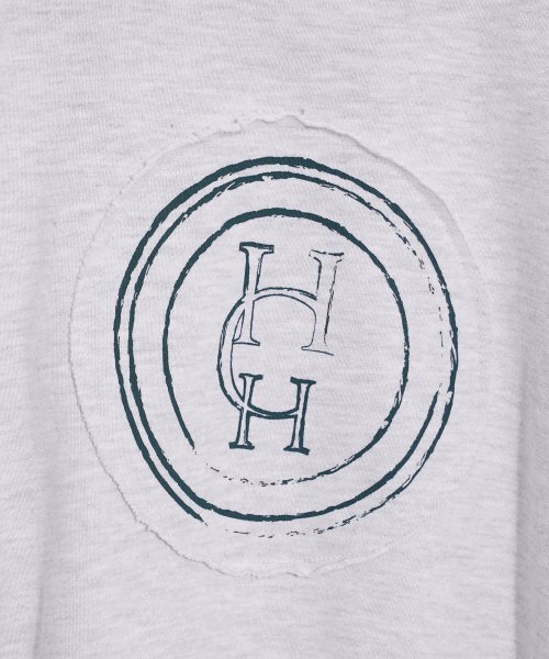 HARDCORE HAPPINESS(ハードコアハピネス)の「ROUND COMBINATION SWEATSHIRT_MELANGE GREY(スウェット・レディース・その他・FREE)」の4枚目の写真