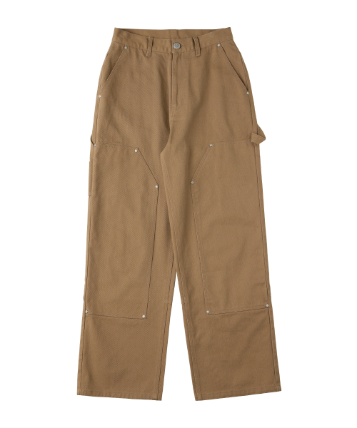 URBANAGE(アーバンエイジ)の「コットンカーペンターワイドパンツブラウン(その他パンツ・レディース・その他・SMALL/MEDIUM/LARGE/X-LARGE)」の5枚目の写真
