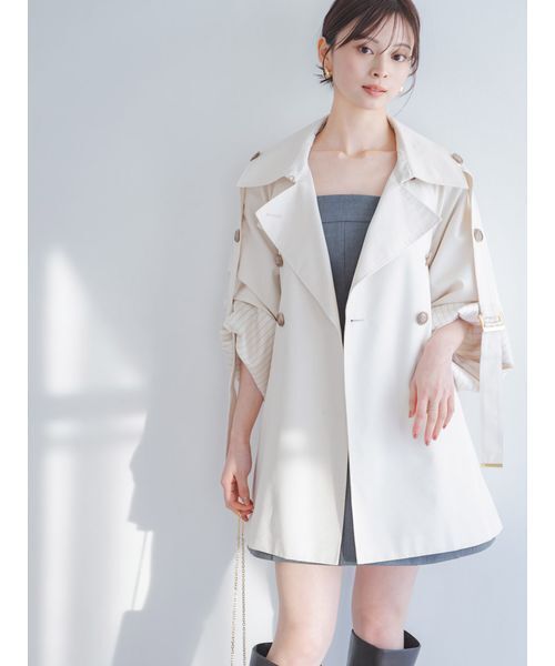 SNIDEL（スナイデル）の「ベアミニワンピース（ワンピース・レディース・カーキ/ブラック/グレー・1/0）」の10枚目の写真