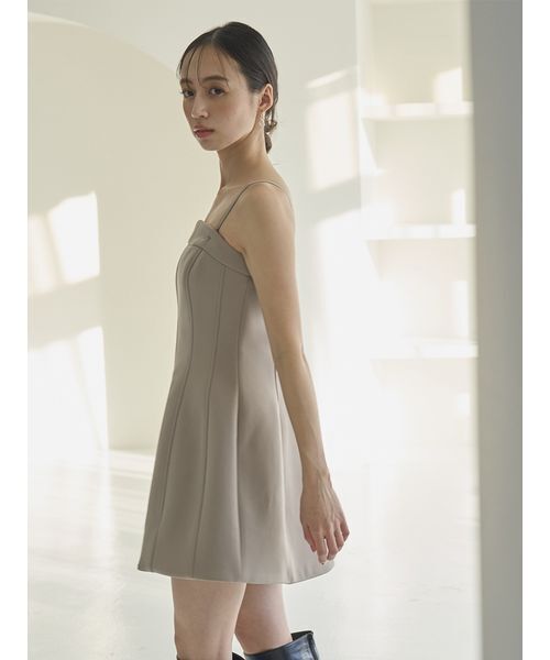 SNIDEL（スナイデル）の「ベアミニワンピース（ワンピース・レディース・カーキ/ブラック/グレー・1/0）」の14枚目の写真