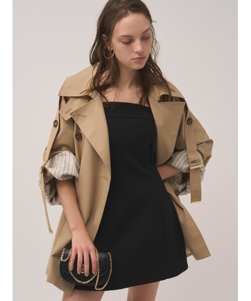 SNIDEL（スナイデル）の「ベアミニワンピース（ワンピース・レディース・カーキ/ブラック/グレー・1/0）」の5枚目の写真