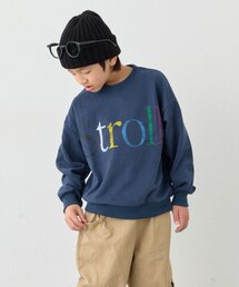 CIAOPANIC TYPY | 【KIDS】《ユニセックス》ミニ裏毛かすれカラーロゴオーバースウェット(ジュニアサイズあり)(Tシャツ/カットソー)