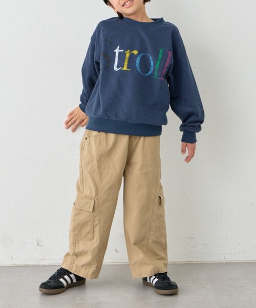 CIAOPANIC TYPY(チャオパニックティピー)の「【KIDS】ロンT感覚で着れる!ロゴオーバースウェット《ジュニアサイズあり》(Tシャツ/カットソー・キッズ・サックスブルー/グレー/ネイビー/イエロー・LARGE/X-LARGE/XX-LARGE/SMALL/MEDIUM)」の22枚目の写真