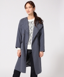 GLOBAL WORK | ノーカラー2WAYトレンチ/708348(トレンチコート)