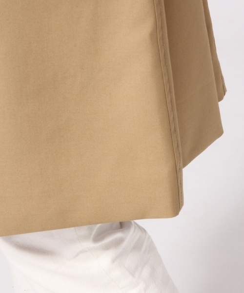 GLOBAL WORK（グローバルワーク）の「ノーカラー2WAYトレンチ/708348（トレンチコート・レディース・ブルー/カーキ/ベージュ/ネイビー・SMALL/LARGE/MEDIUM）」の12枚目の写真
