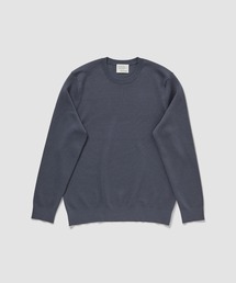 ESTNATION / コットンポリエステル クルーネックニット