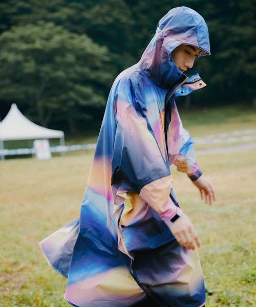 KiU(キウ)の「【FUJI ROCK FESTIVAL‘26 × KiU】キウスタンダードレインポンチョ(レインコート/ポンチョ・メンズ・ブラック系その他/ブルー系その他・FREE)」の11枚目の写真