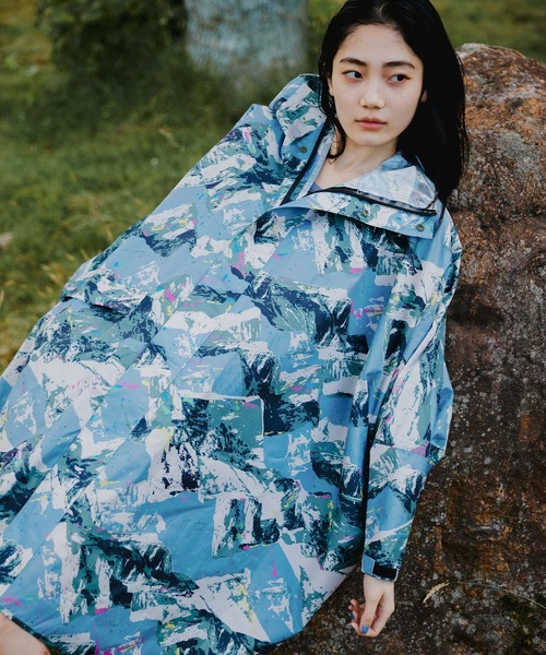 KiU(キウ)の「【FUJI ROCK FESTIVAL‘26 × KiU】キウスタンダードレインポンチョ(レインコート/ポンチョ・メンズ・ブラック系その他/ブルー系その他・FREE)」の7枚目の写真