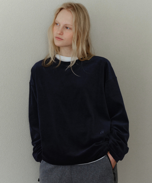 URAGO(ユラーゴ)の「Veloa string t-shirt(Tシャツ/カットソー・レディース・Beige/ネイビー/ブラウン・FREE)」の7枚目の写真