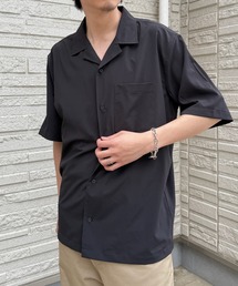 【MAGASIN DE MODE Brew】オープンカラーシアーシャツ 6270-9050 MNY UVカット 快適素材 接触冷感