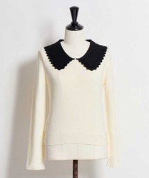 NOELA | 襟付きアイレットニット(ニット/セーター)