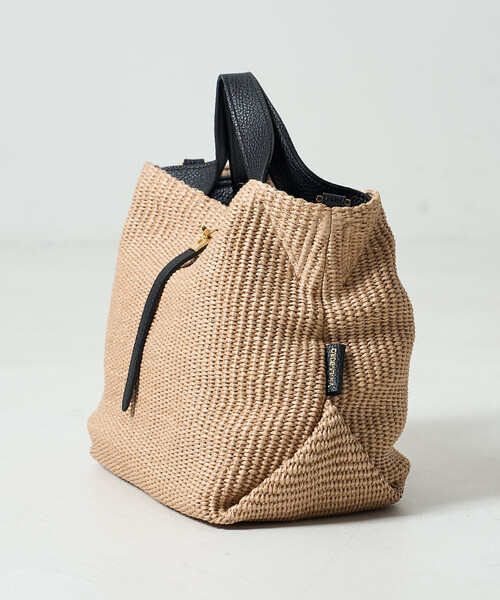 VIOLAd'ORO/ヴィオラドーロ SANDRO/ベルト付きハンドバッグ/2wayかご