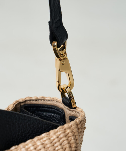 VIOLAd'ORO/ヴィオラドーロ SANDRO/ベルト付きハンドバッグ/2wayかご