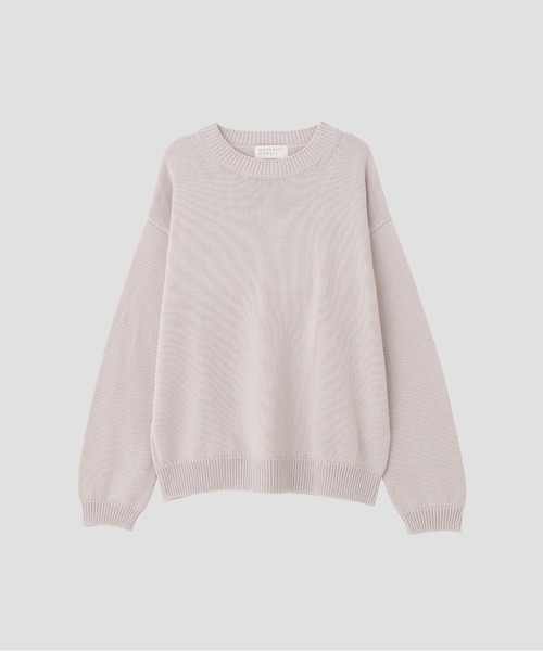 MARGARET HOWELL(マーガレットハウエル)の「HIGH TWIST COTTON LINEN(ニット/セーター・レディース・ライトグレー/ピンク・FREE)」の5枚目の写真